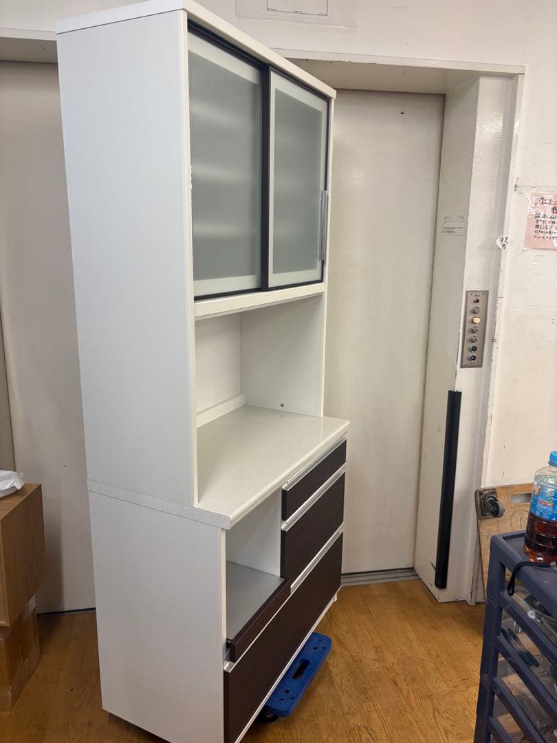 M122 ユーアイ レンジボード 食器棚 幅890mm