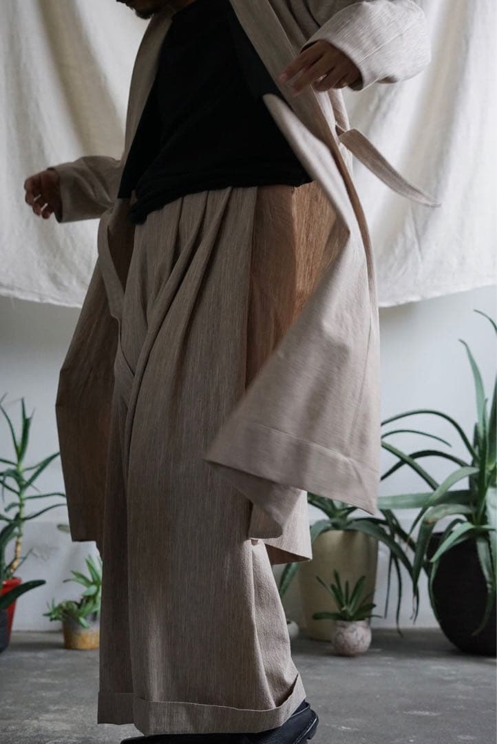 JANJANVANESSCHE ヤンヤンヴァンエシュ ロング コート 着物 羽織