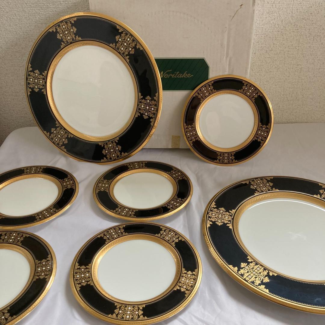 【未使用　箱付き】Noritake イブニングマジェスティ 17㎝　27㎝