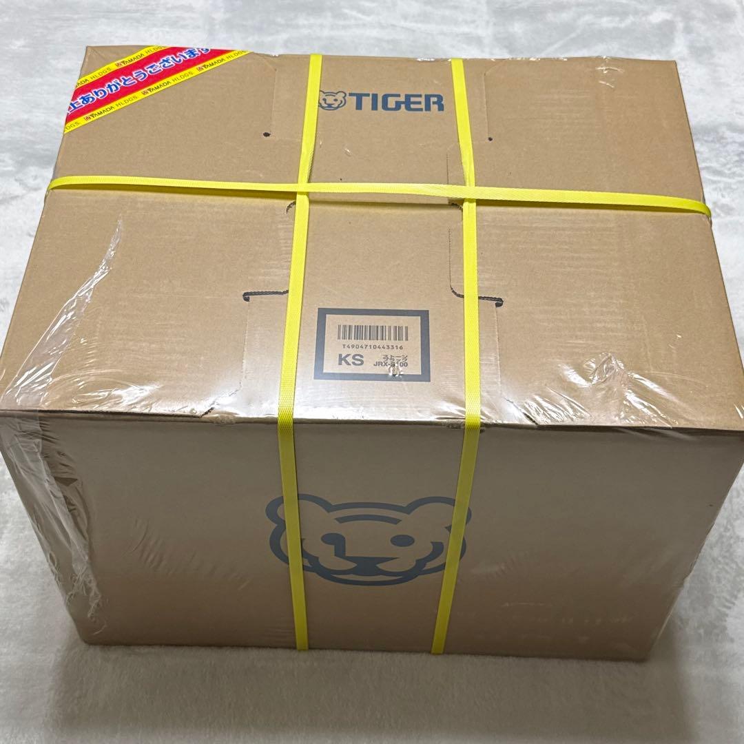 ✴︎新品未開封✴︎TIGER JRX-S100KS ブラック 5.5合 土鍋泡火炊き