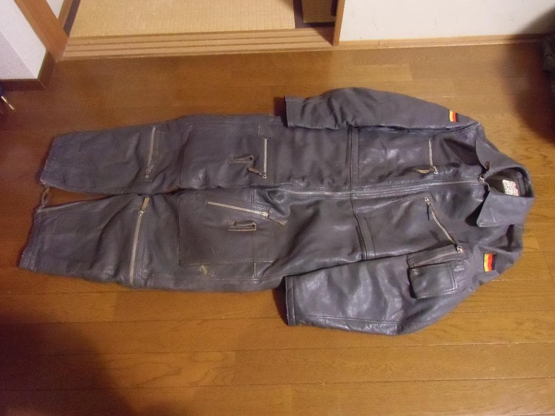 BWドイツ軍/連邦軍＊１９５９年製＊官給品＊空軍＊革/レザー飛行服（実物）