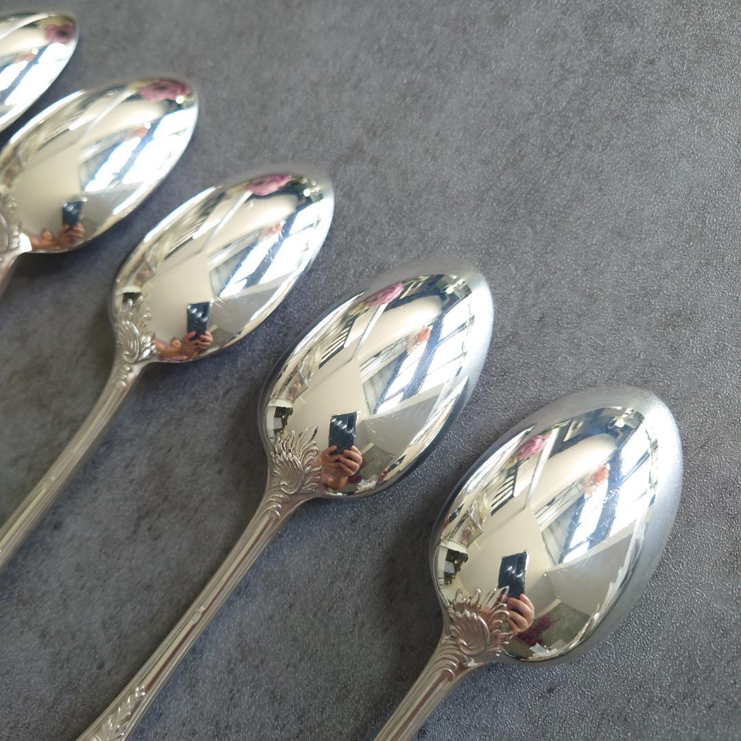 希少 クリストフル マルリー デザートスプーン 5点