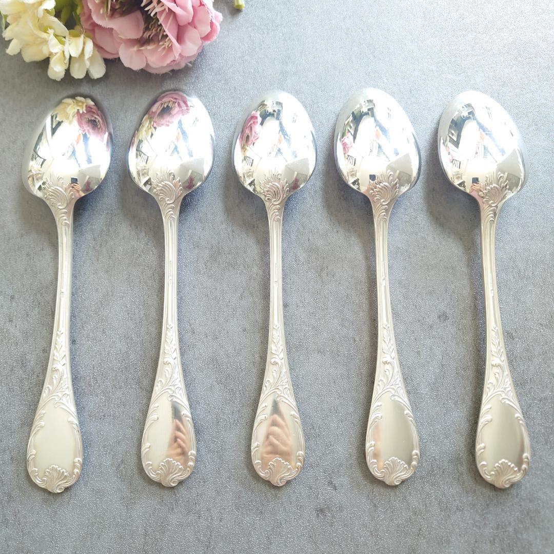 希少 クリストフル マルリー デザートスプーン 5点