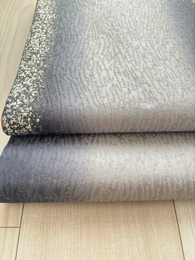 【新品未使用】フォーマル 袋帯 グラデーション 金 銀 紺 岡山工芸 夜空