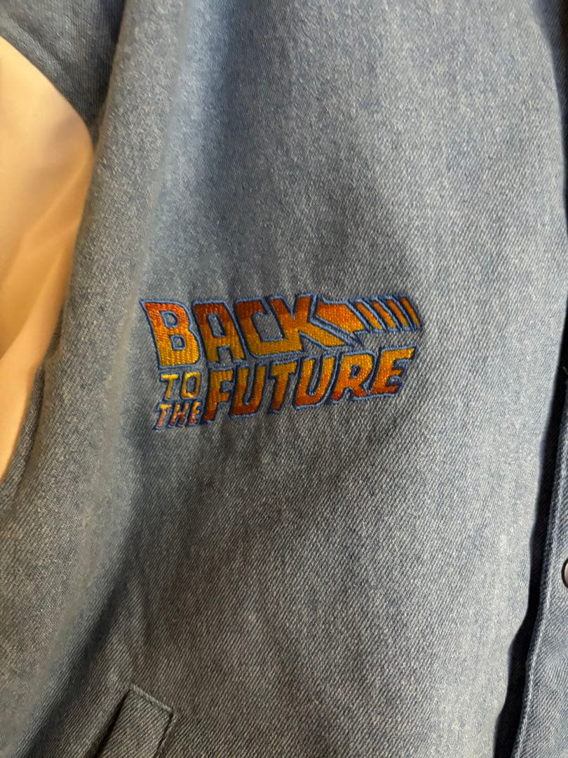 niko and バック・トゥ・ザ・フューチャー 刺繍スタジャン　ニコアンド新品