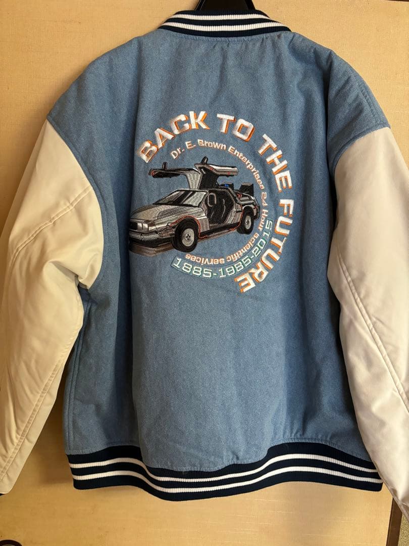 niko and バック・トゥ・ザ・フューチャー 刺繍スタジャン　ニコアンド新品