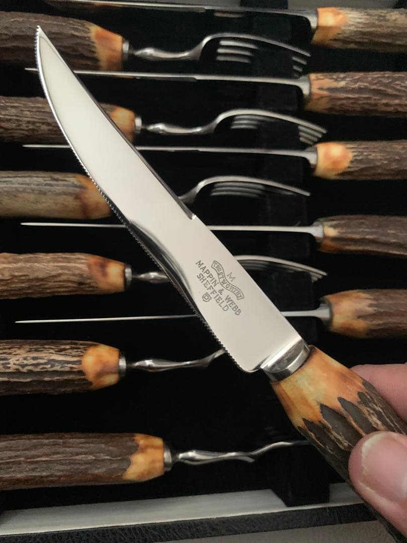 MAPPIN & WEBB ナイフ6本　フォーク6本計12セット　カトラリー