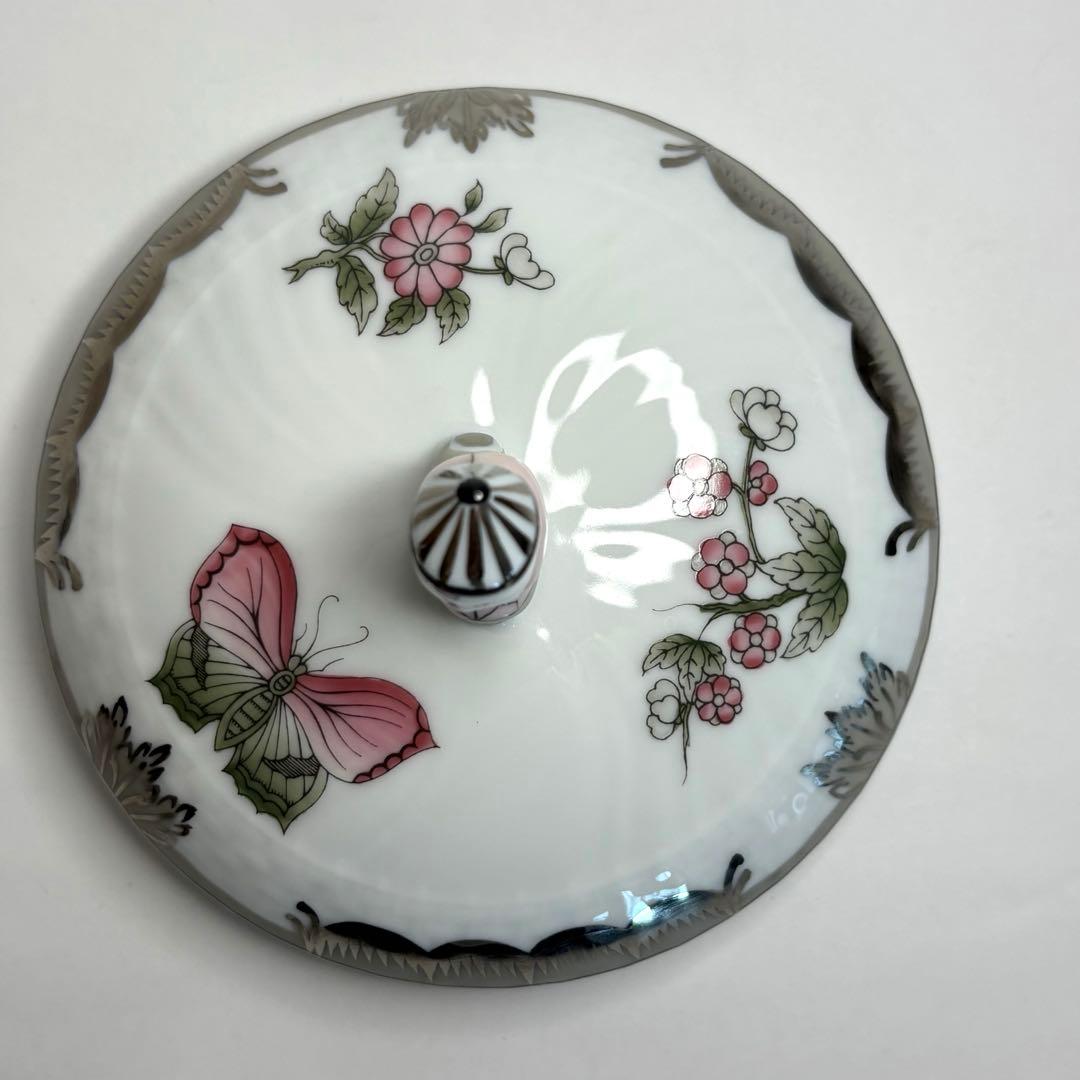 HEREND ヘレンド　ヴィクトリアプラチナ　マンダリンボンボン　小物入れ