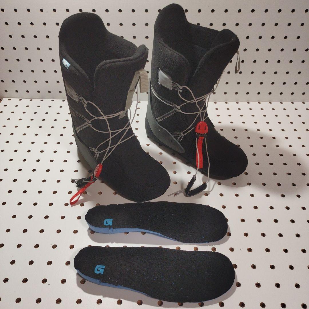 イノBURTONスノーボードブーツ ミント アジアンフィット（女性）25cm美品