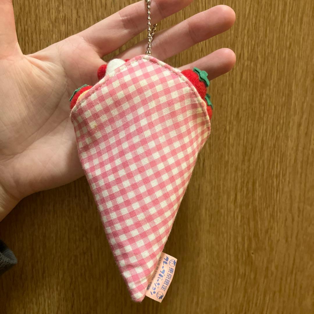 ご当地キティ　ハローキティ　原宿クレープぬいぐるみ　マスコット　キーホルダー