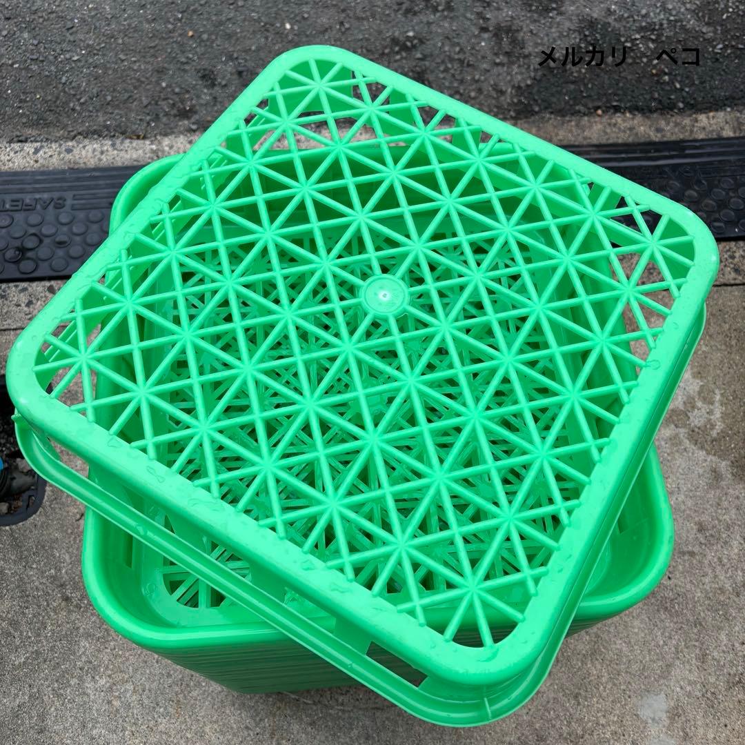 【中古菌糸コンテナL20個】 菌床ボトルの整理に最適　積み重ねでスペース確保♪