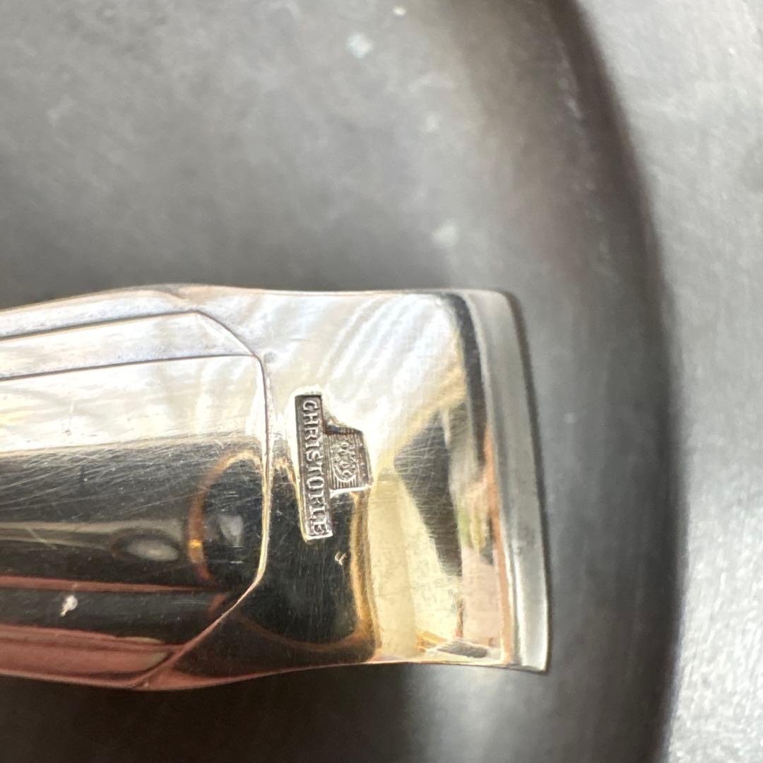 クリストフル　シュガートング　シルバープレート　箱つき