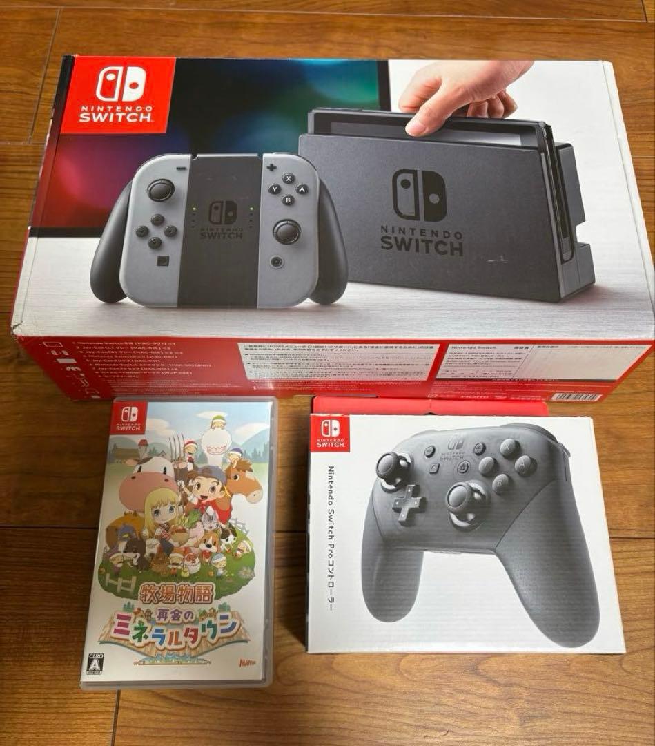 ノンノンさん専用)Nintendo Switch本体 + ソフト1本＋proコン