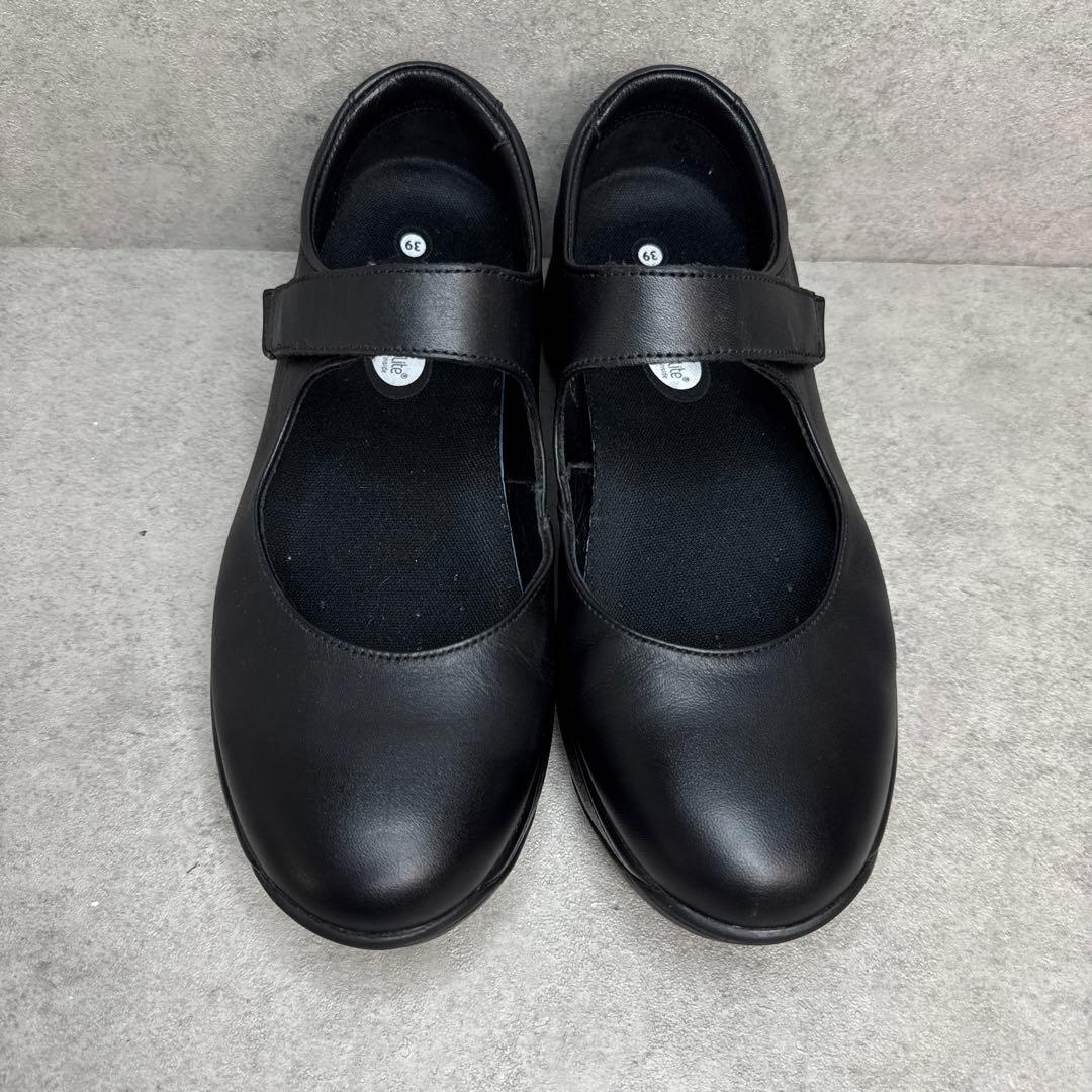 未使用級！JOYA ジャーヤ　メリージェーン　オードリー ブラック２パンプス