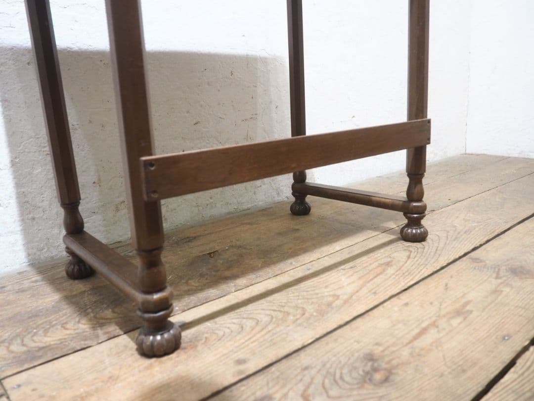 1279 英国ビンテージ　サイドテーブル　展示台　陳列台　インテリア　イギリス