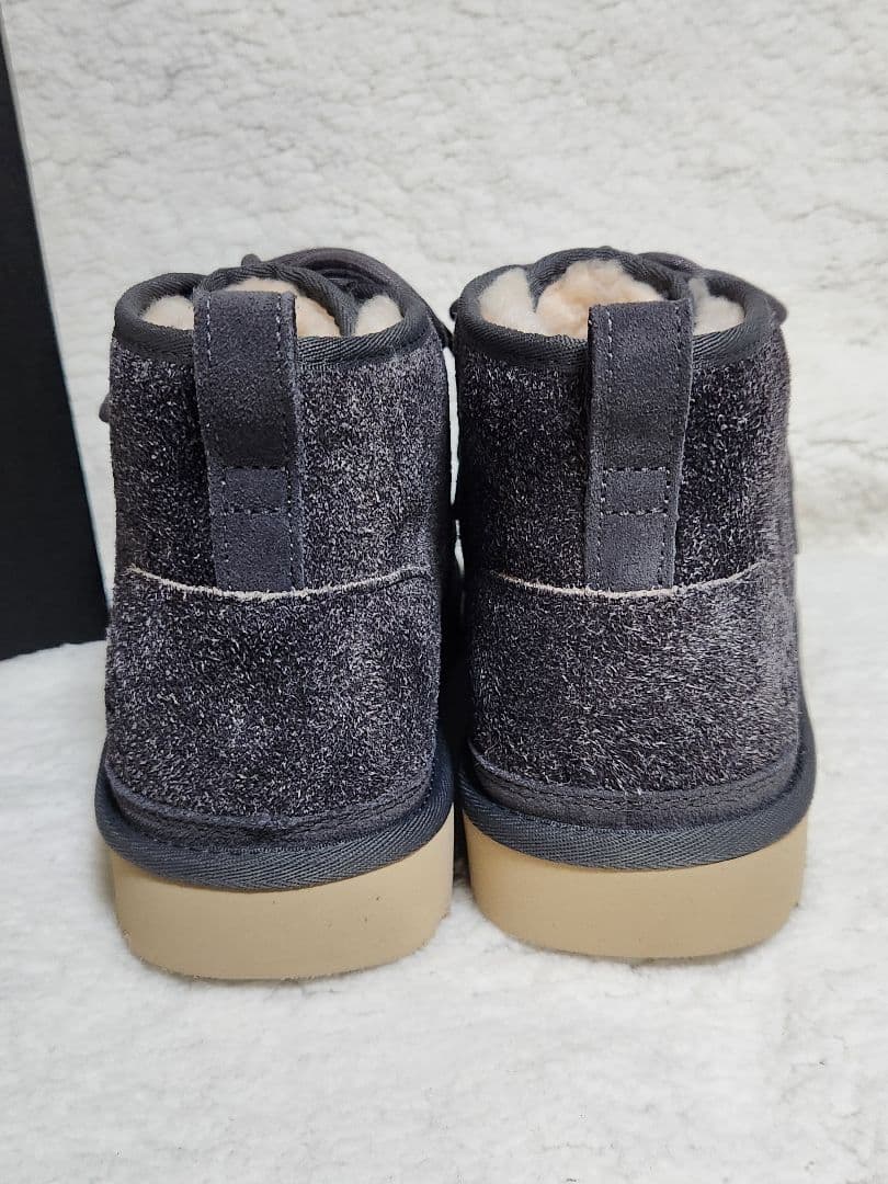 【超美品】UGG グレー ムートンブーツ 30cm★