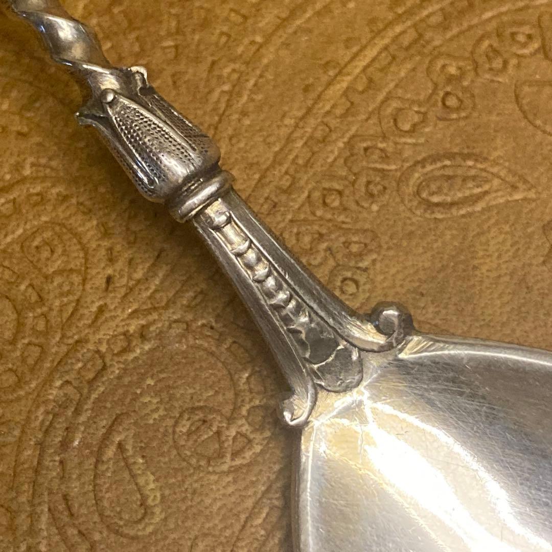 【純銀/約35g】ドイツ スプーン/19cm【マスカロン】