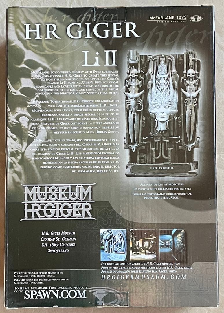【廃盤】HR GIGER LiⅡ マクファーレントイズ　ギーガー　エイリアン