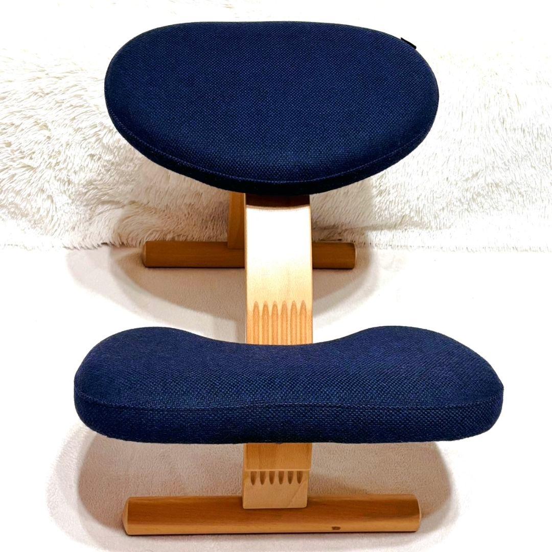 Rybo リボ社 バランスイージー バランスチェア ネイビー 姿勢改善 ウール