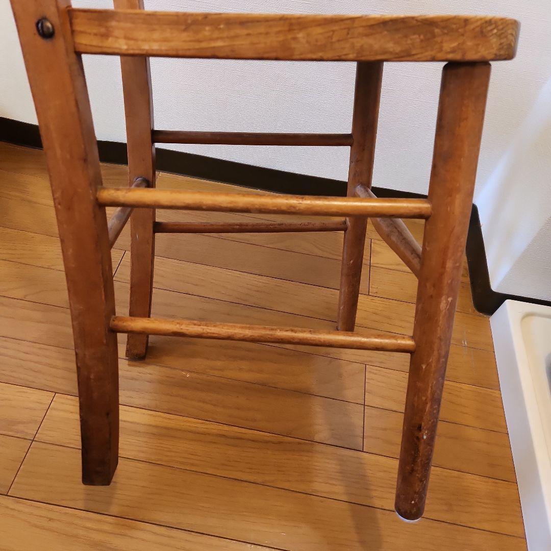 アンティーク木製チェア ブラウン