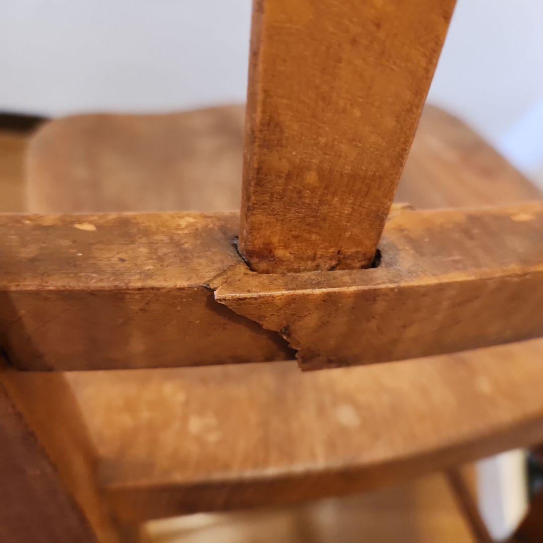 アンティーク木製チェア ブラウン