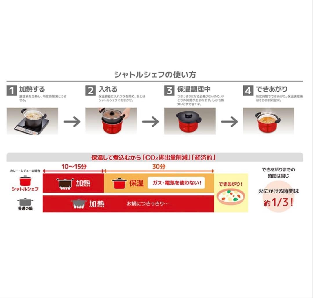 サーモス　真空保温調理器具　シャトルシェフ