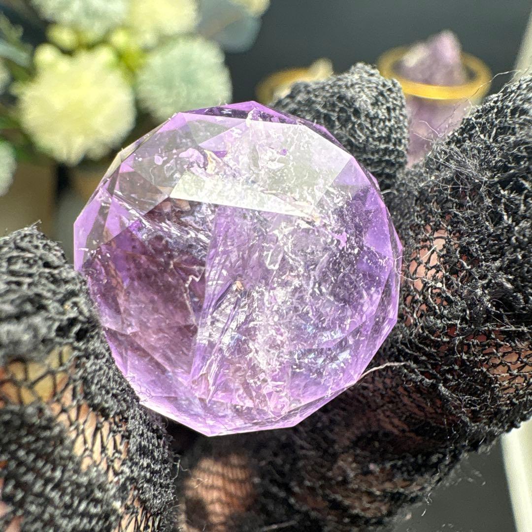 アメジストファセットカットNo.2649
