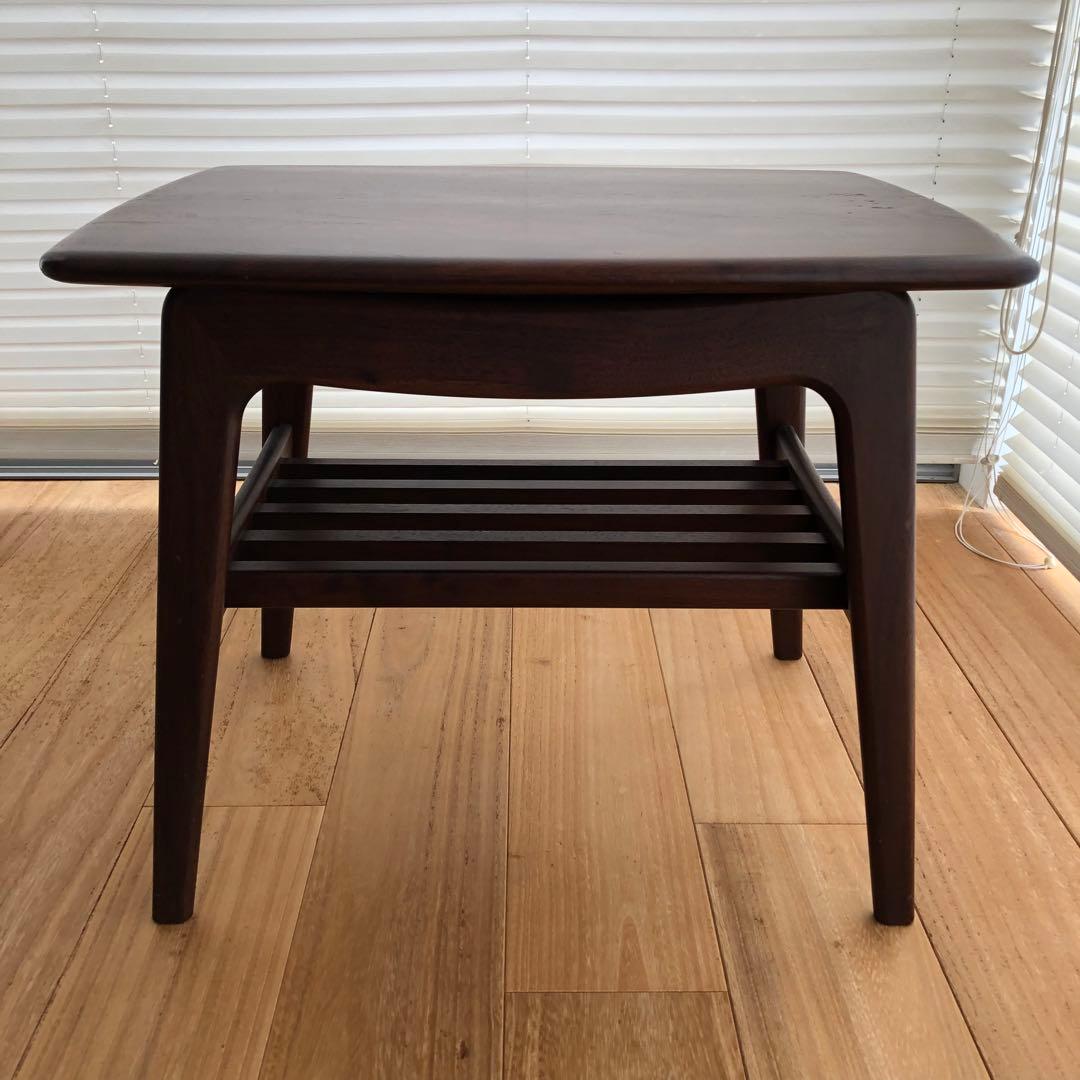 KIRITSU MOKKO ウォールナットセンターテーブルサイドテーブル起立木工