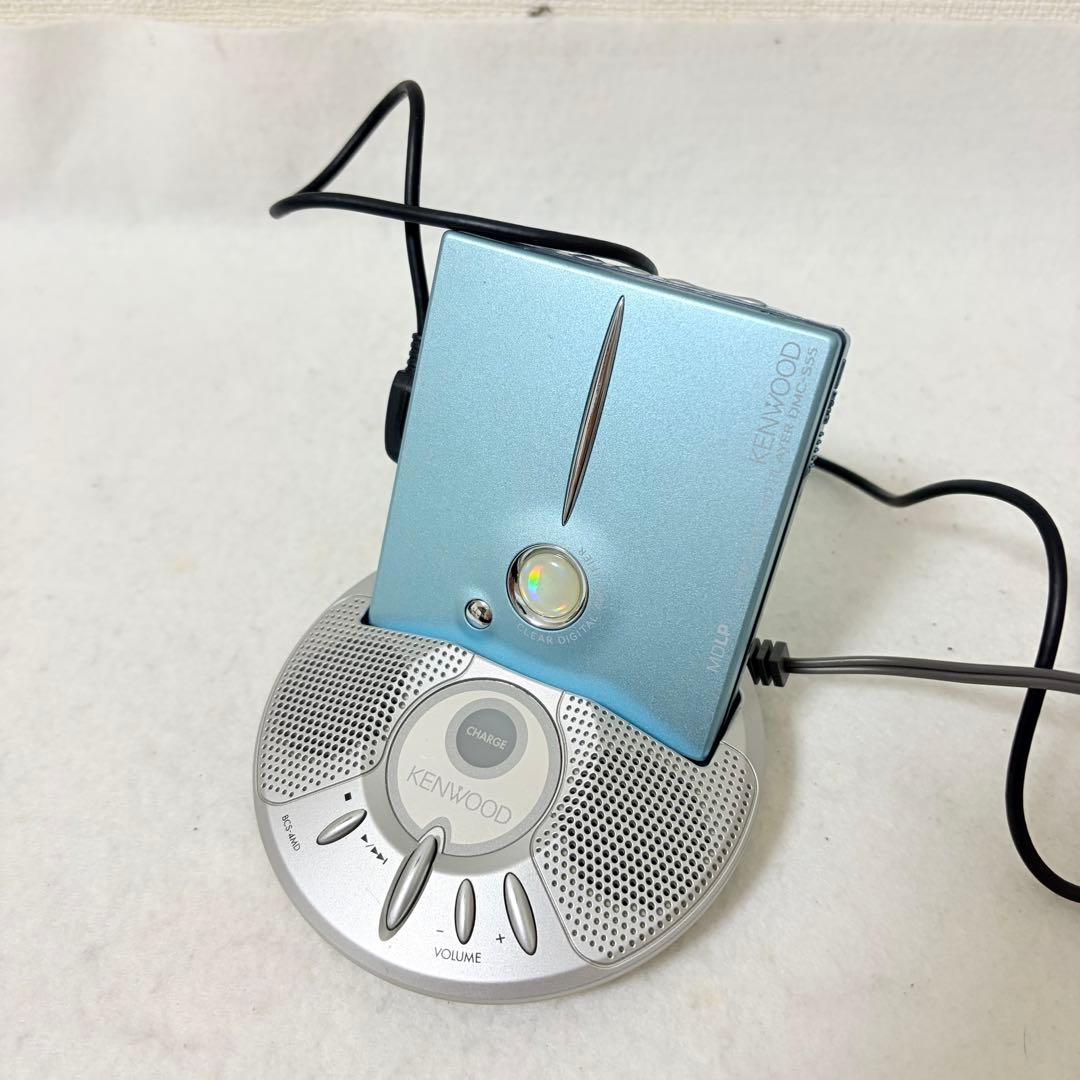 KENWOOD ポータブルMDプレーヤー DMC-S55 付属品有