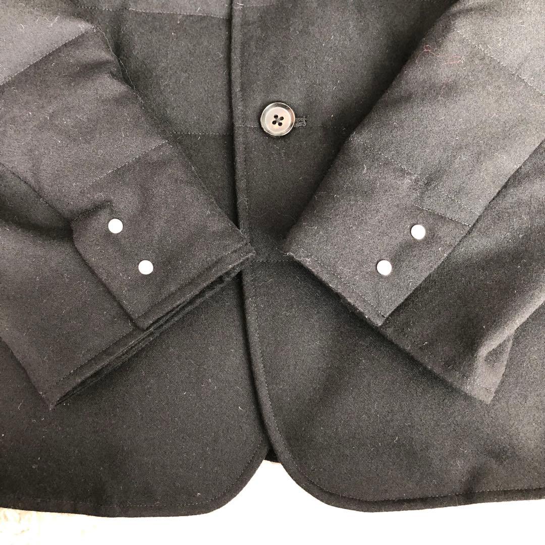 【未使用品】WJKウールダウンジャケット　ブラック黒　テーラードジャケット