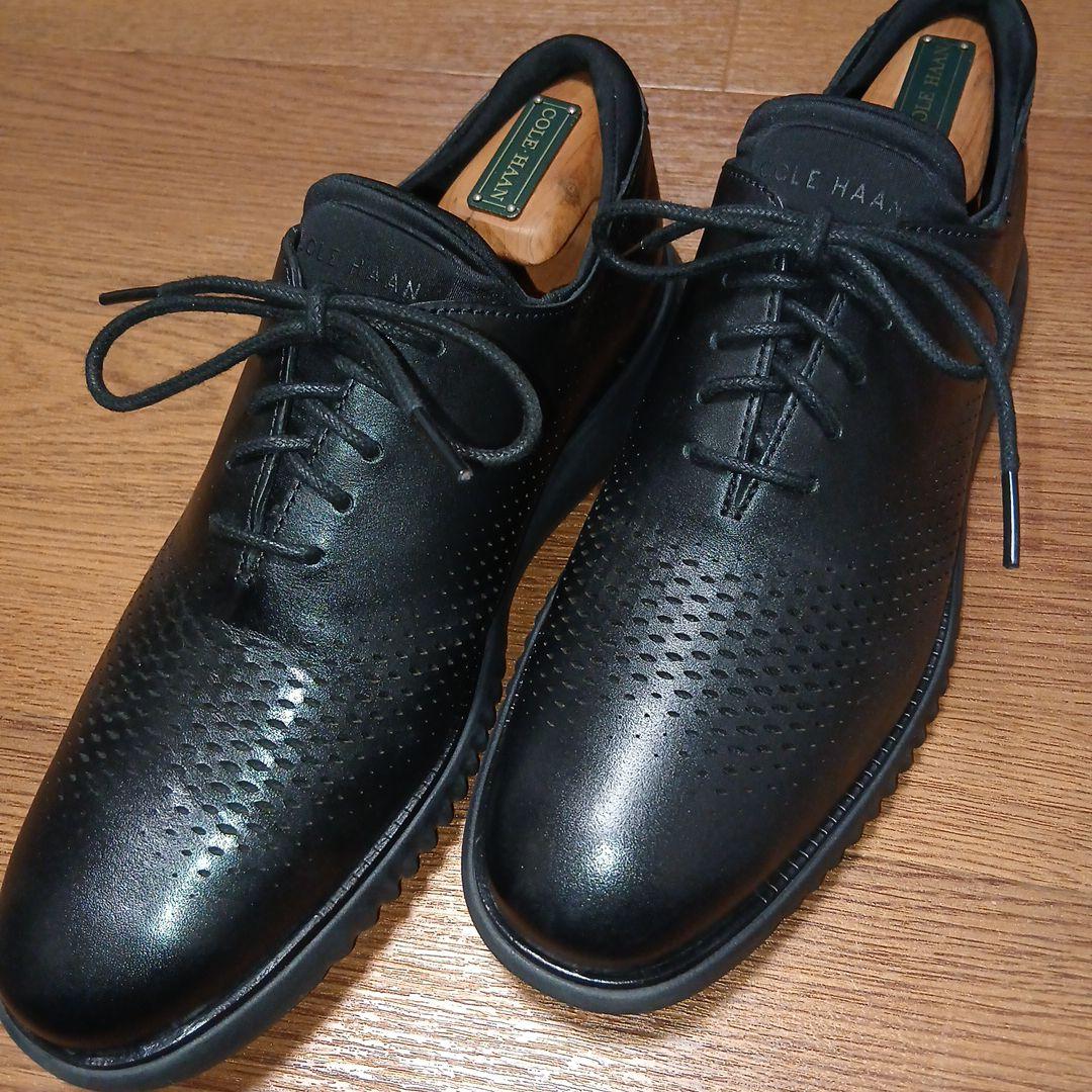COLE HAAN2ゼログランドレーザーウィングオックスフォード中古ブラック