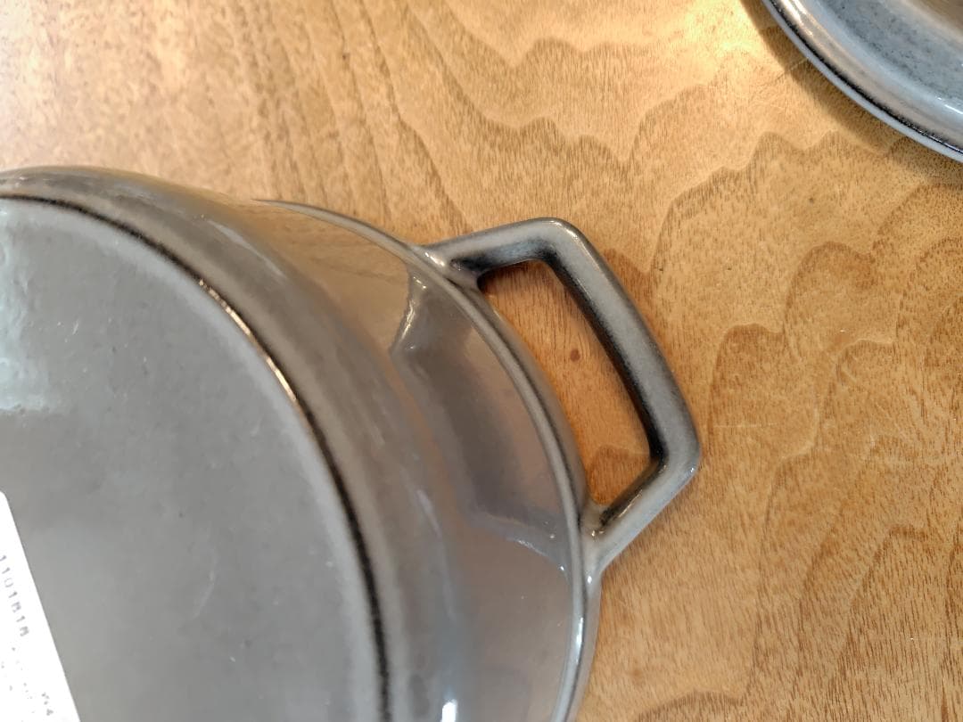 ストウブ　ピコ　ココット　ラウンド　グレー　18cm　未使用品