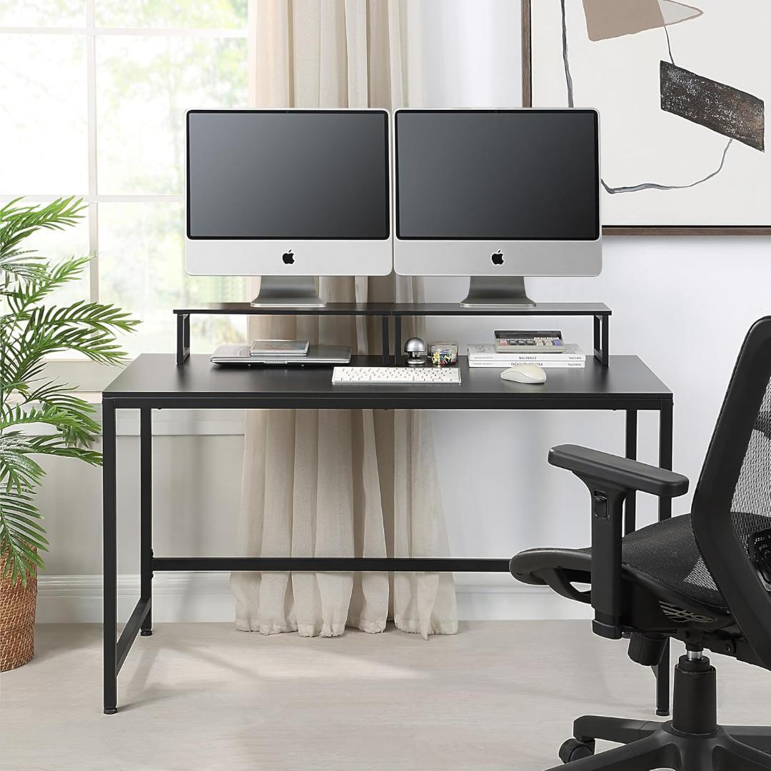 サニーポイント パソコンデスク モニター台付 幅120✕奥行60cm 新品