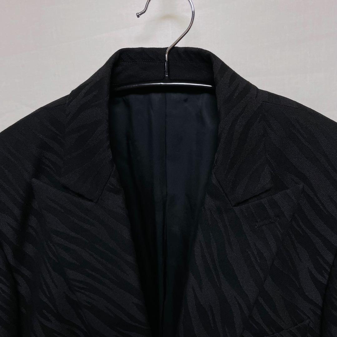 5351 Pour Les Hommes セットアップスーツ ゼブラ柄 上下 黒