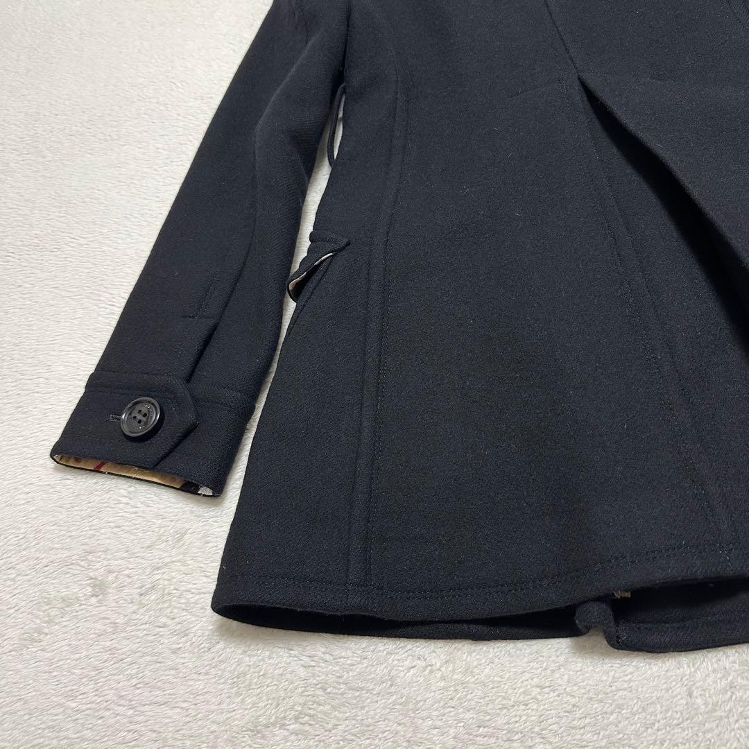 美品　BURBERRYBLUELABEL ウールコート　ノバチェック　アンゴラ混