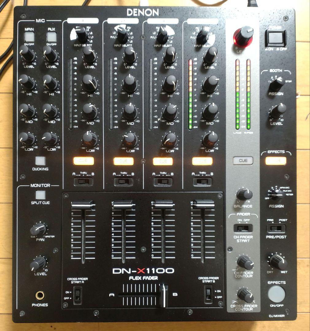 DENON DN-X1100 　動作確認済み　送料込み　DJミキサー 美品