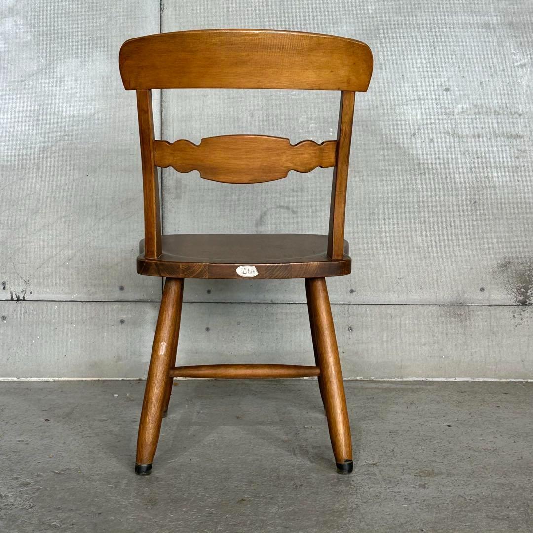 ✿昭和レトロ✿ 東洋ファニチャー ダイニングチェア ヴィンテージウッド 無垢