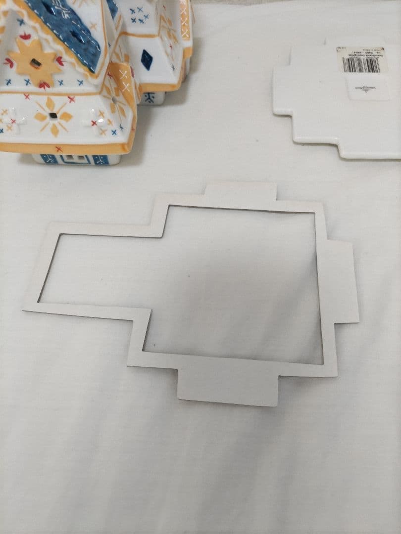 Villeroy&Boch 教会クリスマスキャンドルホルダー新品ヴィンテージレア