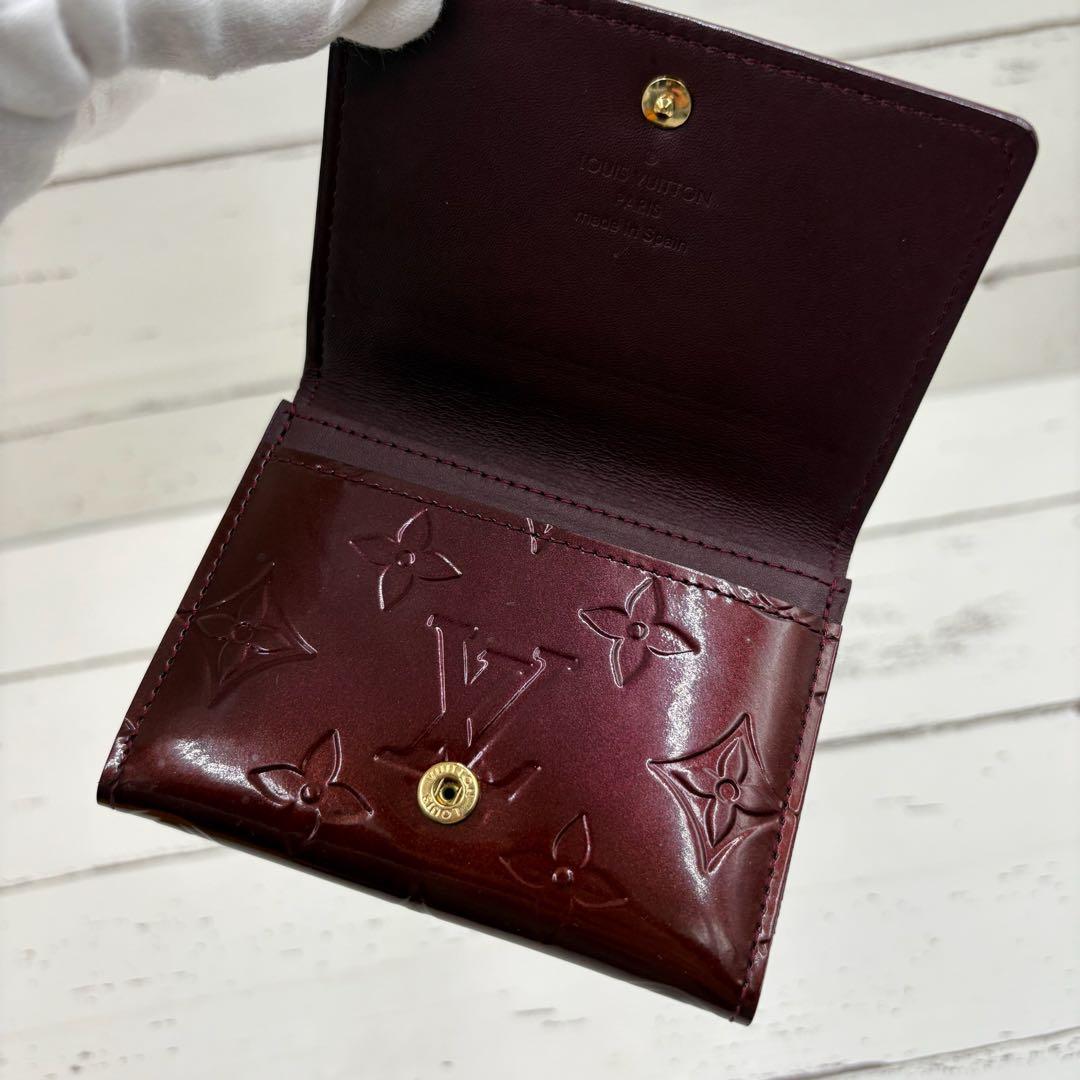 【極美品】アンヴェロップカルトドゥヴィジット カードケース ヴェルニ 名刺入れ