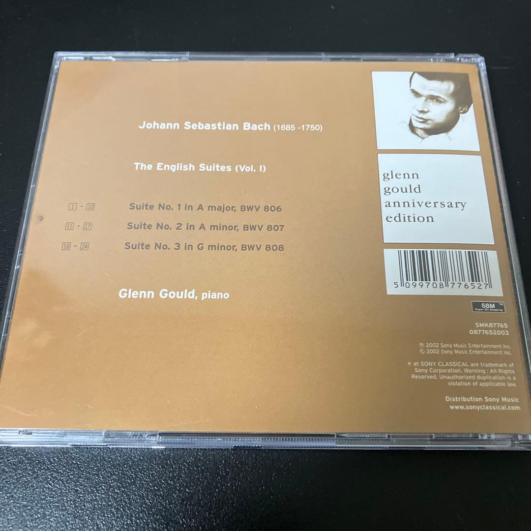 【売約済】グレン・グールド／バッハ：イギリス組曲(全6曲) 　2CD