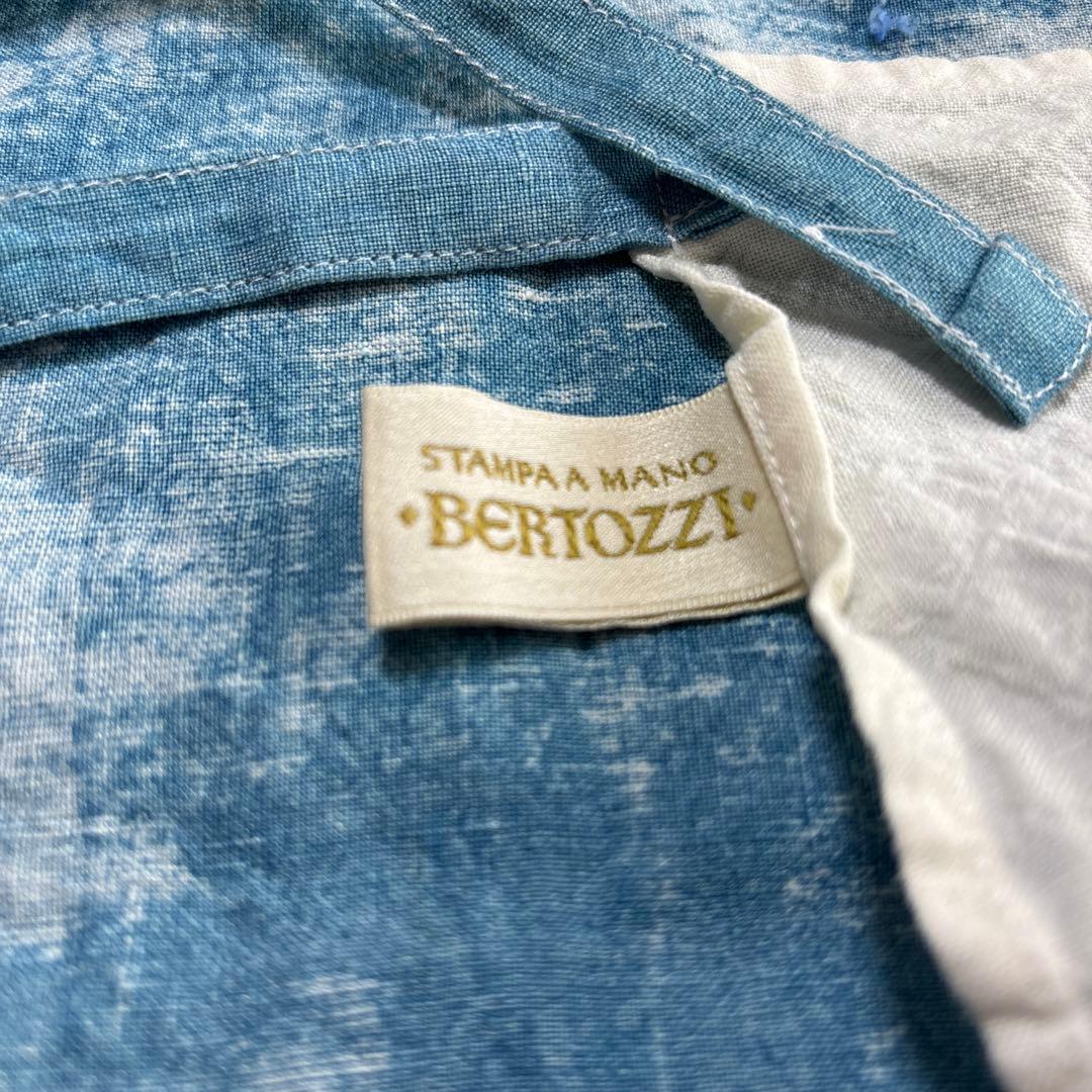 ベルトッツィ　BERTOZZI 手刷り　エプロン ピエノ　イタリア