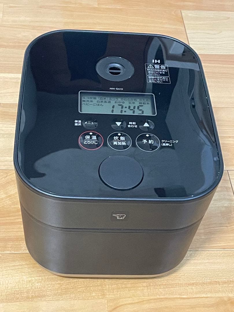 【使用回数少なめ】 象印 STAN. NW-SA10-BA IH炊飯器 5.5合