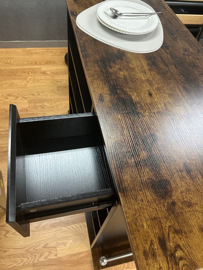 京都引き取りに来れる方■ドリス　カウンターデスク　バーカウンター