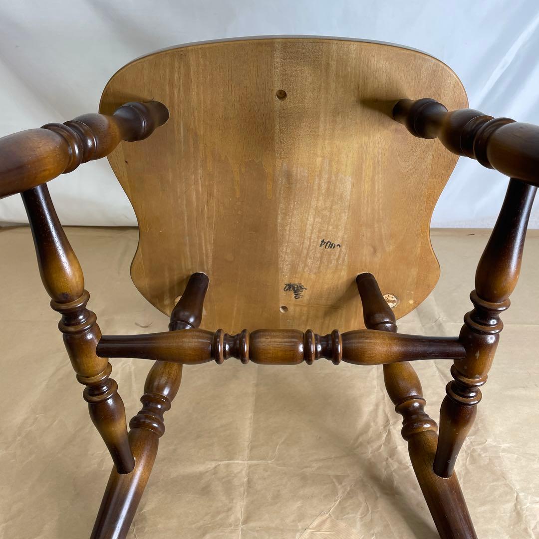 飛騨産業 キツツキ ウィンザーチェア ダイニング 昭和レトロ 椅子 01