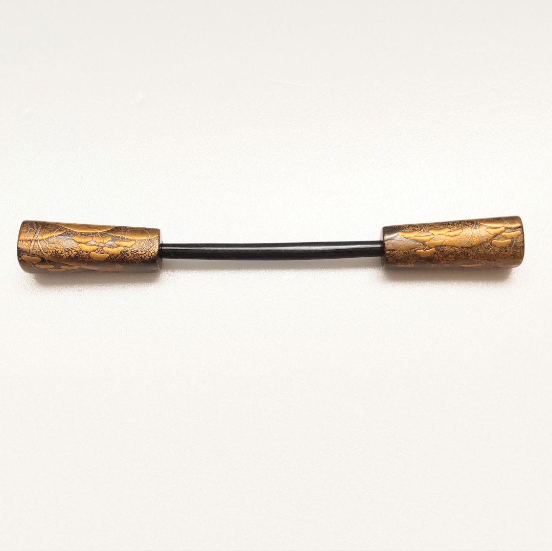 【美品】アンティーク 金蒔絵 くし かんざし 本鼈甲 明治大正 髪飾り