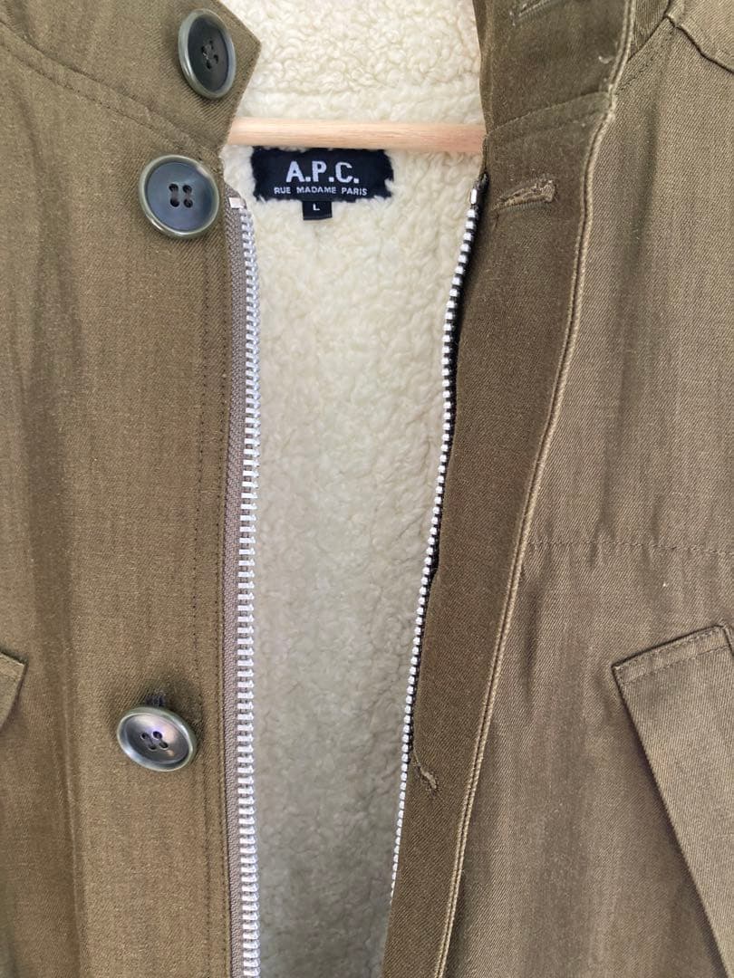 A.P.C. モッズコート オリーブ
