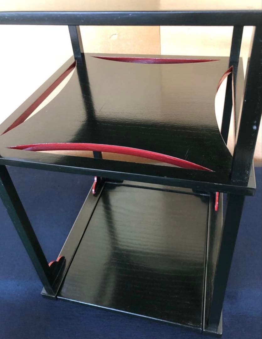 更に割引❣️「祖」碌々斎好 糸巻棚 中村宗悦作 組立式 元箱 茶道具 (台①)