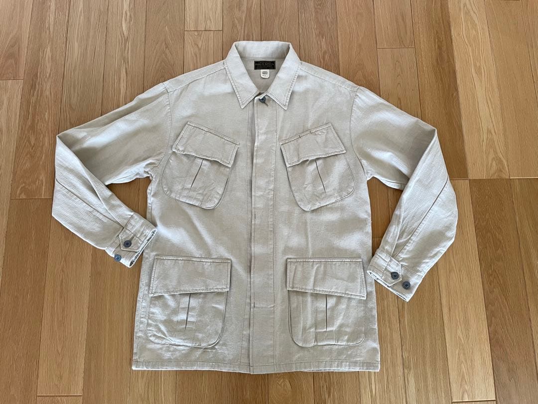 ジャケット・アウター Double RL Ron Herman Cotton Linen Jacket