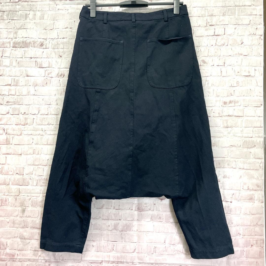 良品　コムデギャルソン　サルエルパンツ RU-P086　XS　ネイビー　濃紺