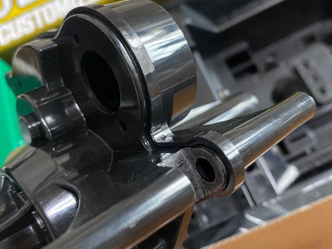 ※3ダンパー加工済 未組立ランチボックスブラックエディションCW-01付属品多数